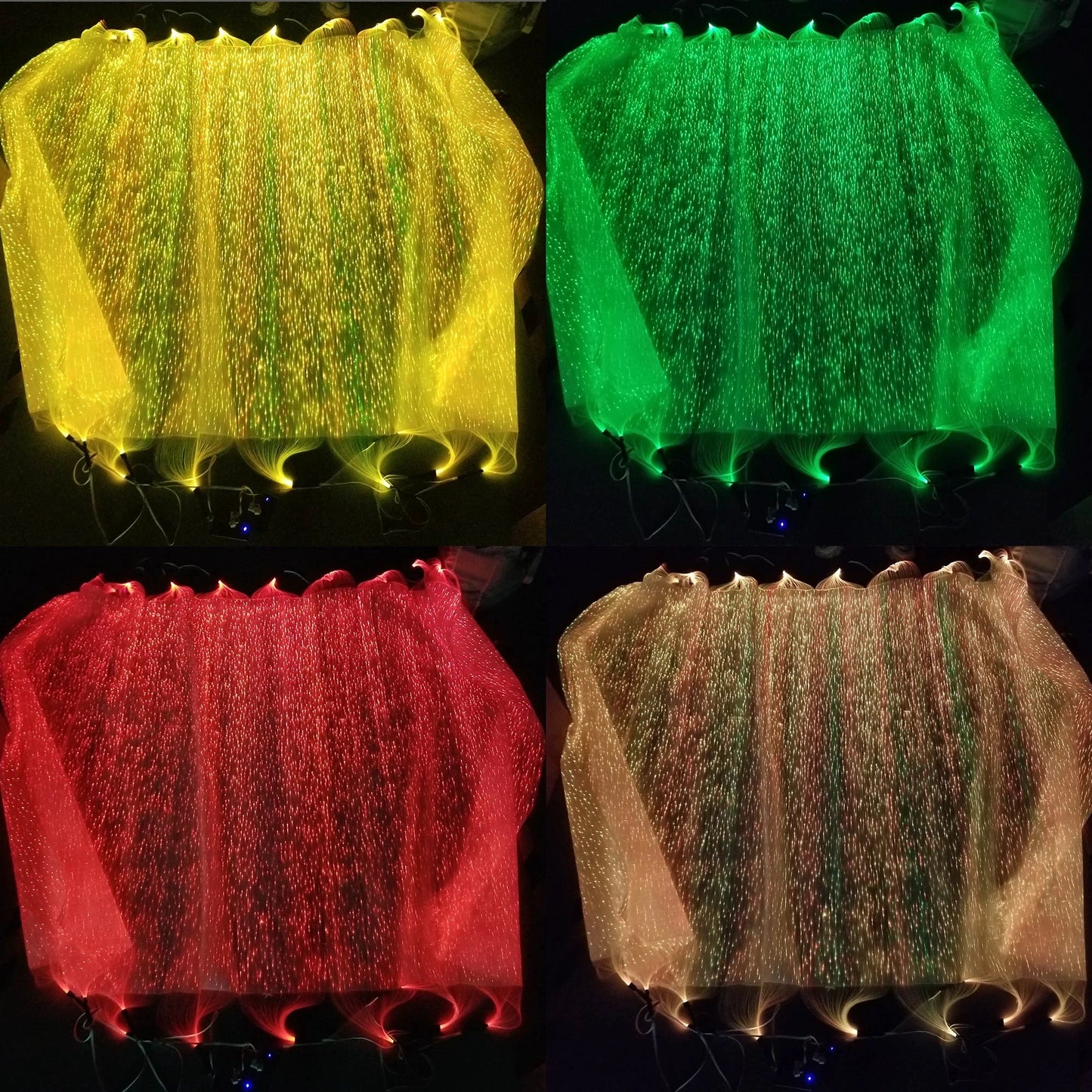 Lumisonata Rechargeable LED Fabric with Multiple Light Modes