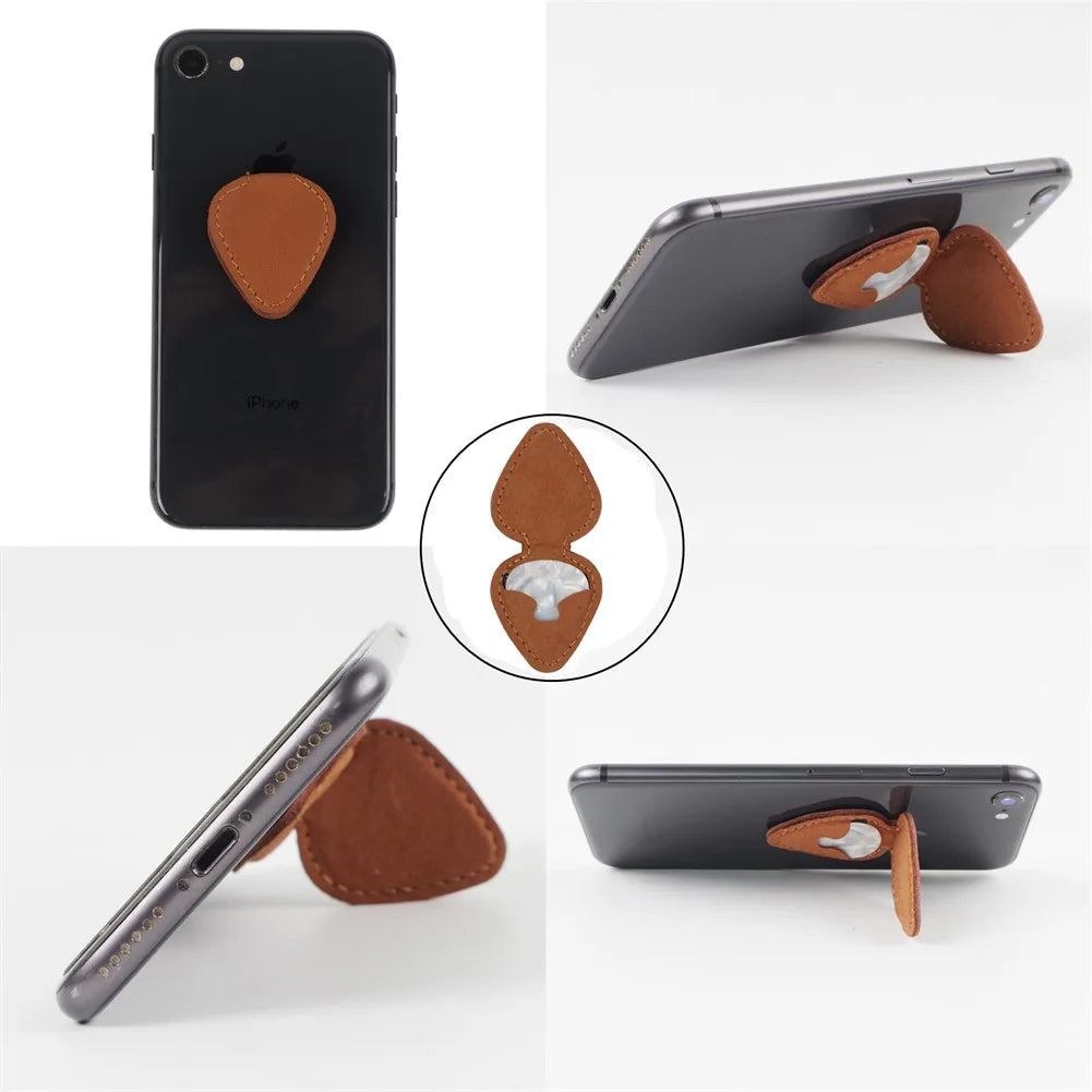 Leather Guitar Pick Holder