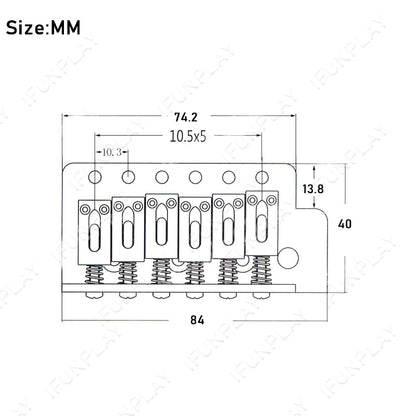 Electric Guitar Single Tremolo Bridge