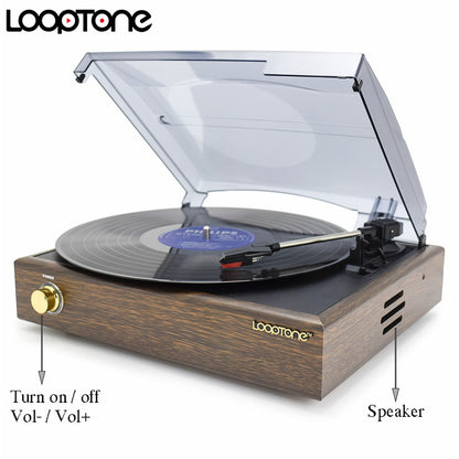  3-Speed Classic vinyl record player