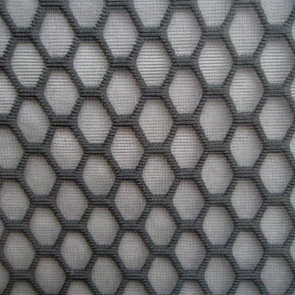 Honeycomb Pattern Speaker Grill Cloth Black