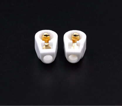 BRH High-Quality Gold Plated Ceramic Vacuum Tube Anode Caps for Electronic Oscillators and Hobbyists