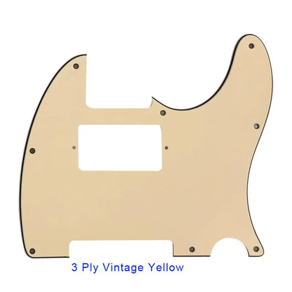 High-Quality 8-Hole Telecaster Pickguard for Fender USA and Mexico Guitars - Durable 4-Ply Anti-Scratch Protection