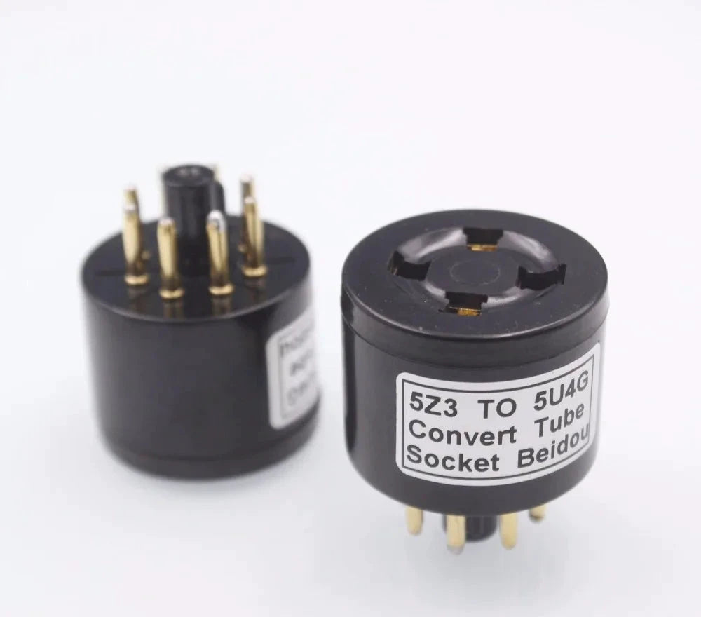 5U4 tube equivalent adapter  5Z3 to 5U4G Tube Socket Adapter