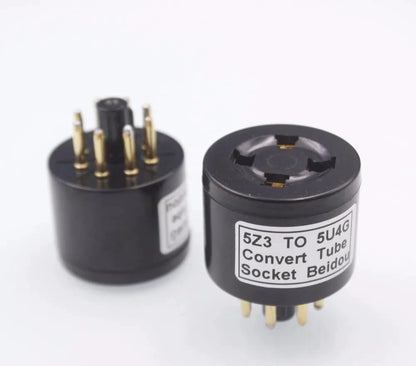 5U4 tube equivalent adapter  5Z3 to 5U4G Tube Socket Adapter