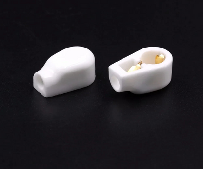 BRH High-Quality Gold Plated Ceramic Vacuum Tube Anode Caps for Electronic Oscillators and Hobbyists