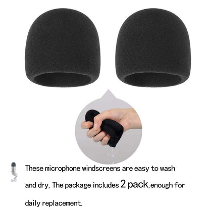 Foam Microphone Windscreen- Aedor Quality Sponge Mic