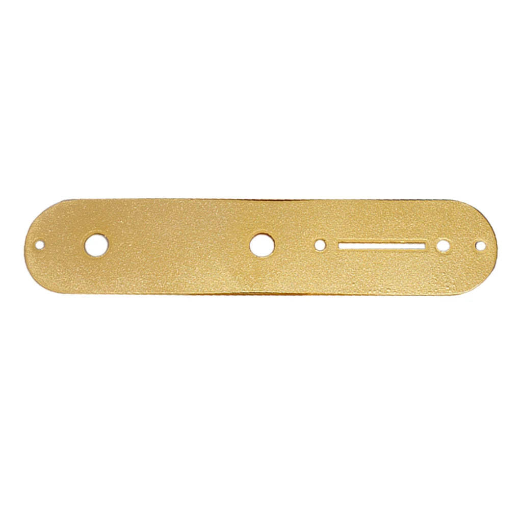 Big River Hardware Durable Zinc Alloy Electric Guitar Bridge Control Plate for Telecaster with Elegant Carving Design