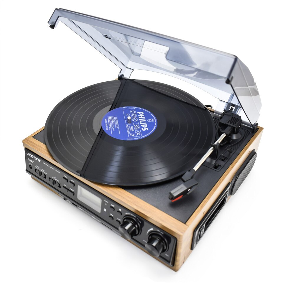 USB Turntable Vinyl LP Record Player