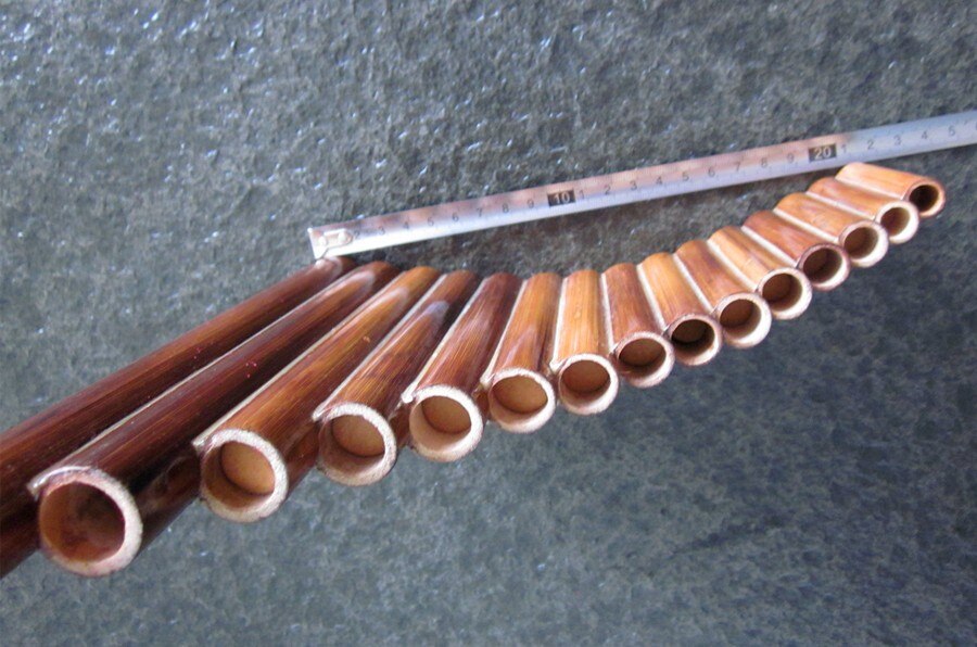 15 Pipes Handmade Bamboo Pan