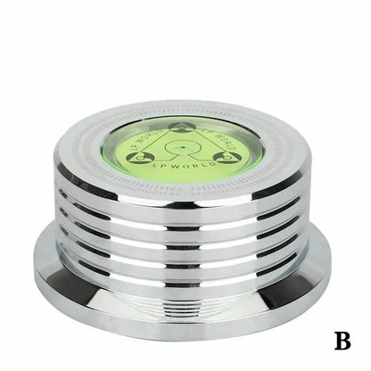 1pcs 60hz for LP Recording Stabilizer Universal Vinyl Record Turntable Aluminum Player With Level Stabilizer Clamp Alloy Weight