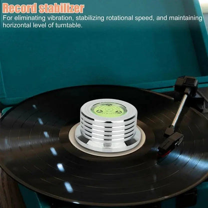 1pcs 60hz for LP Recording Stabilizer Universal Vinyl Record Turntable Aluminum Player With Level Stabilizer Clamp Alloy Weight