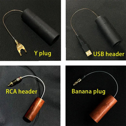 Ground Loop Noise Isolator – HiFi Grounding Cable for Amps, DACs & Turntables