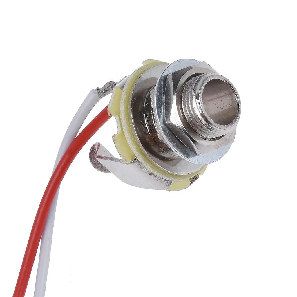 Big River Hardware Electric Guitar Wiring Harness Kit with 1 Volume, 1 Tone, 3-Way Toggle Switch, A500K Pots, and 6.35mm Jack for DIY Upgrades