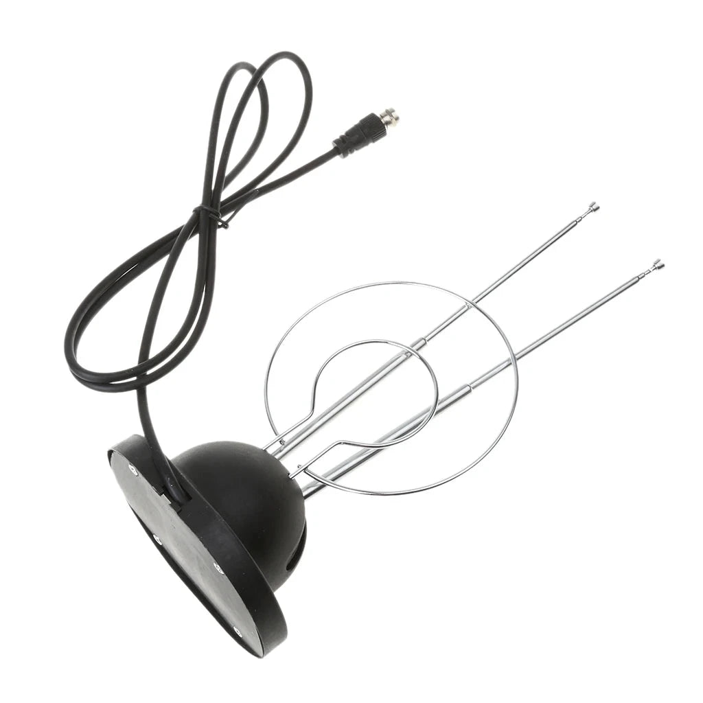 Big River Hardware High-Performance Rabbit Ear Antennas for Superior Indoor TV Signal Reception and Clear Viewing