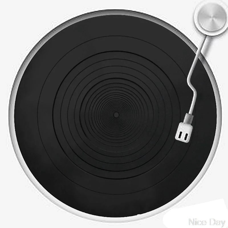 Big River Hardware High-Grade Silicone Turntable Mat for Superior Sound Quality and Static Elimination for Vinyl Enthusiasts