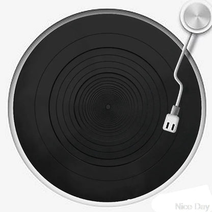 Big River Hardware High-Grade Silicone Turntable Mat for Superior Sound Quality and Static Elimination for Vinyl Enthusiasts