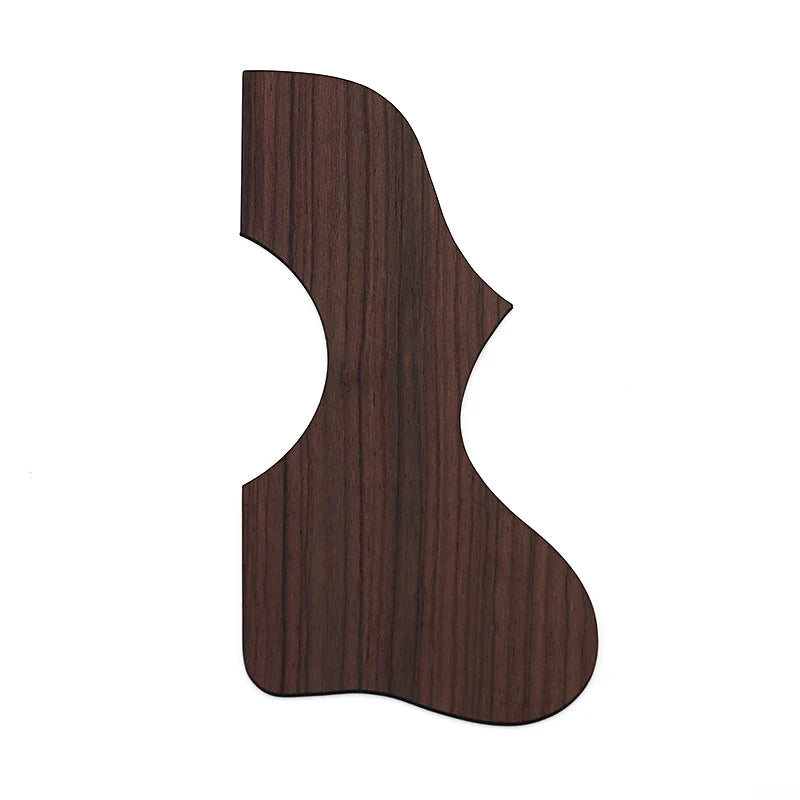 Big River Hardware Left Handed Acoustic Guitar Pickguard - Rose Wood Protection, Scratch-Resistant, Easy Installation for Musicians