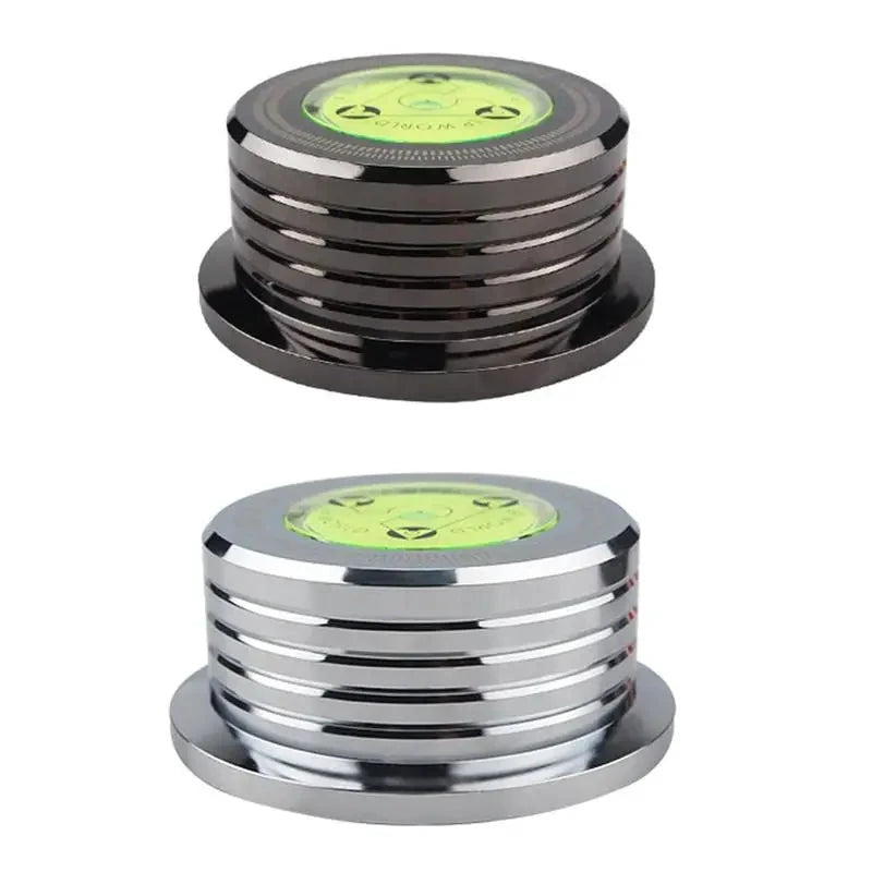 1pcs 60hz for LP Recording Stabilizer Universal Vinyl Record Turntable Aluminum Player With Level Stabilizer Clamp Alloy Weight