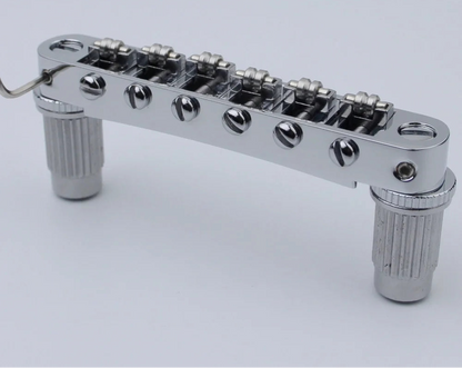 Big River Hardware Premium Tune-O-Matic Bridge Roller Saddles for Enhanced Guitar Tuning Stability and Professional Musician Performance Options