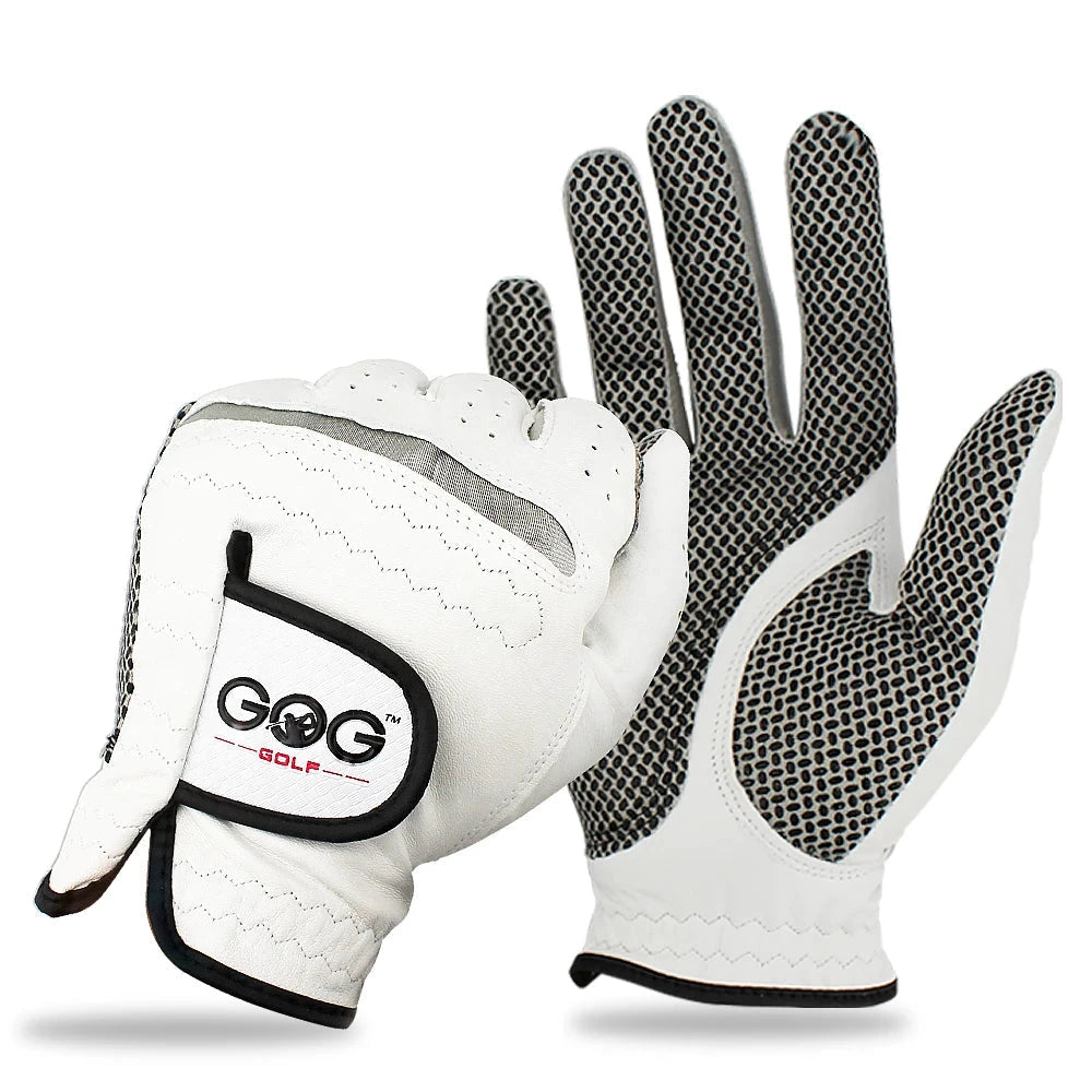 Durable Premium Men's Golf Gloves by Big River Hardware with Genuine Leather and Breathable Fabric for Enhanced Comfort and Grip in Various Sizes