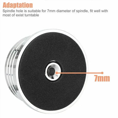1pcs 60hz for LP Recording Stabilizer Universal Vinyl Record Turntable Aluminum Player With Level Stabilizer Clamp Alloy Weight