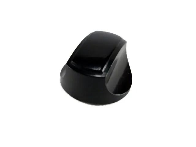 RCA pinched reproduction radio knob, dark brown, K78