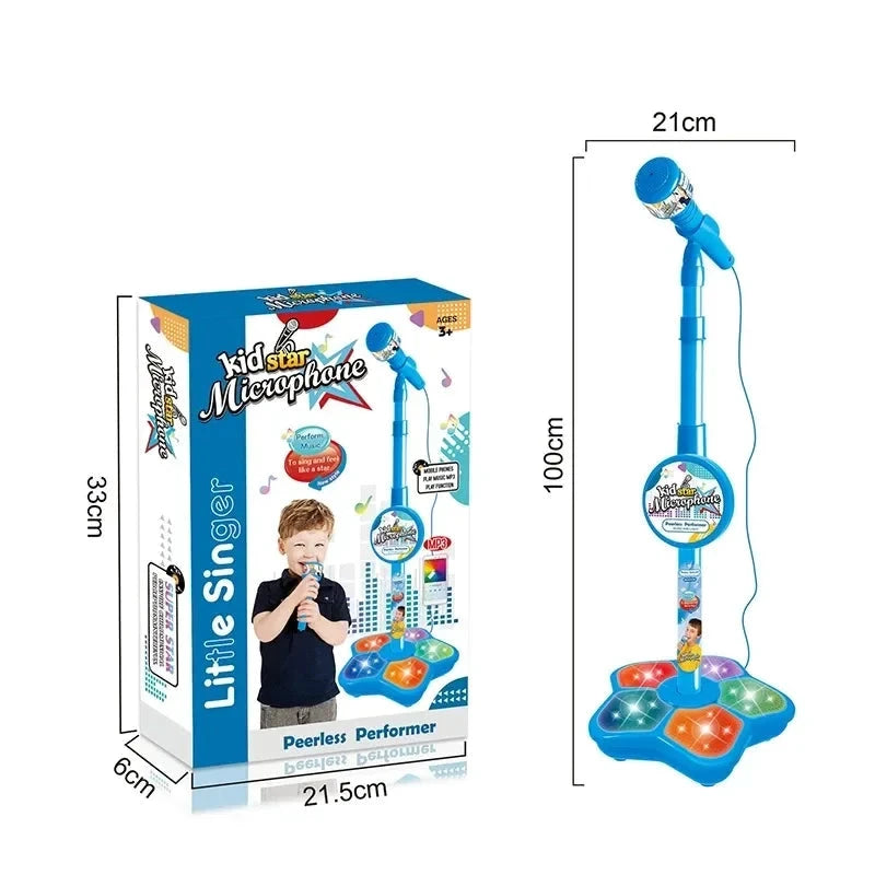 karaoke microphone with stand