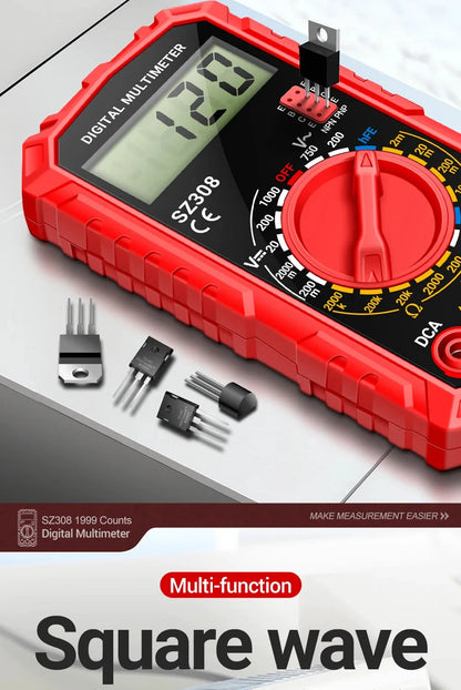 Big River Hardware Handheld Digital Multimeter LCD Backlight