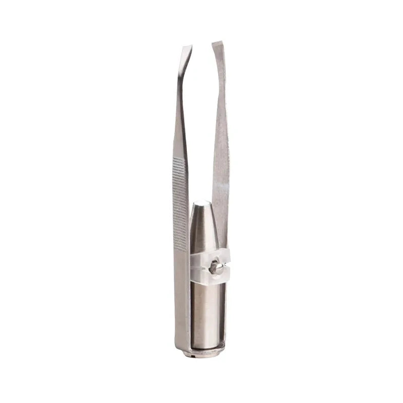 Big River Hardware Stainless Steel LED Tweezer with Light