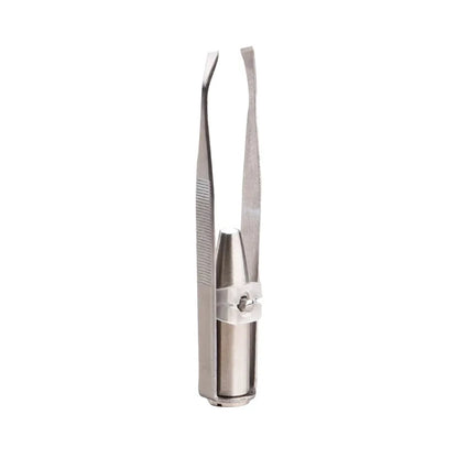 Big River Hardware Stainless Steel LED Tweezer with Light