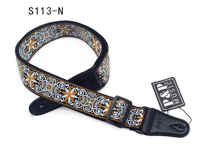 Embroidered Guitar Strap