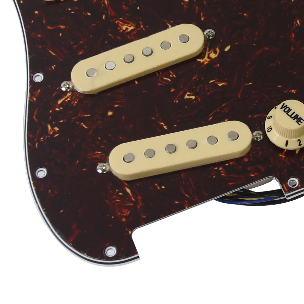 Big River Hardware Alnico 5 SSS Loaded Pickguard for ST Guitars