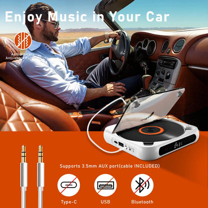 Big River Hardware Bluetooth Portable CD Player