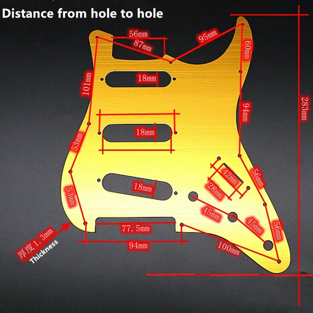 Electric Metal Pickguard Stratocaster