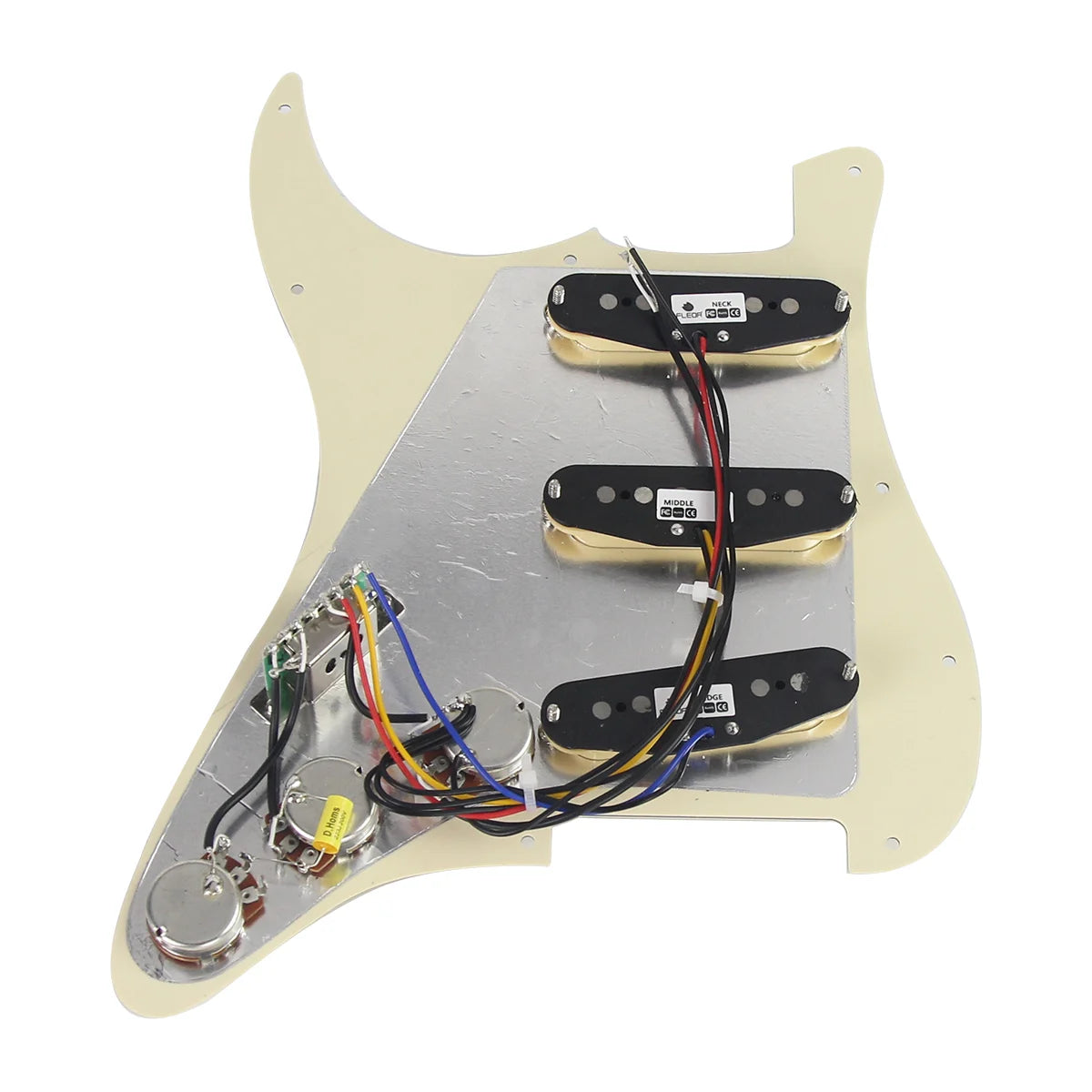 Big River Hardware Alnico 5 SSS Loaded Pickguard for ST Guitars