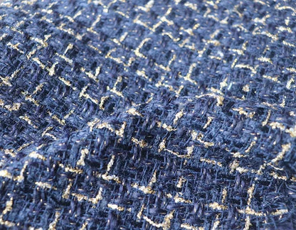 Tweed Speaker Grill Cloth Cream Gold