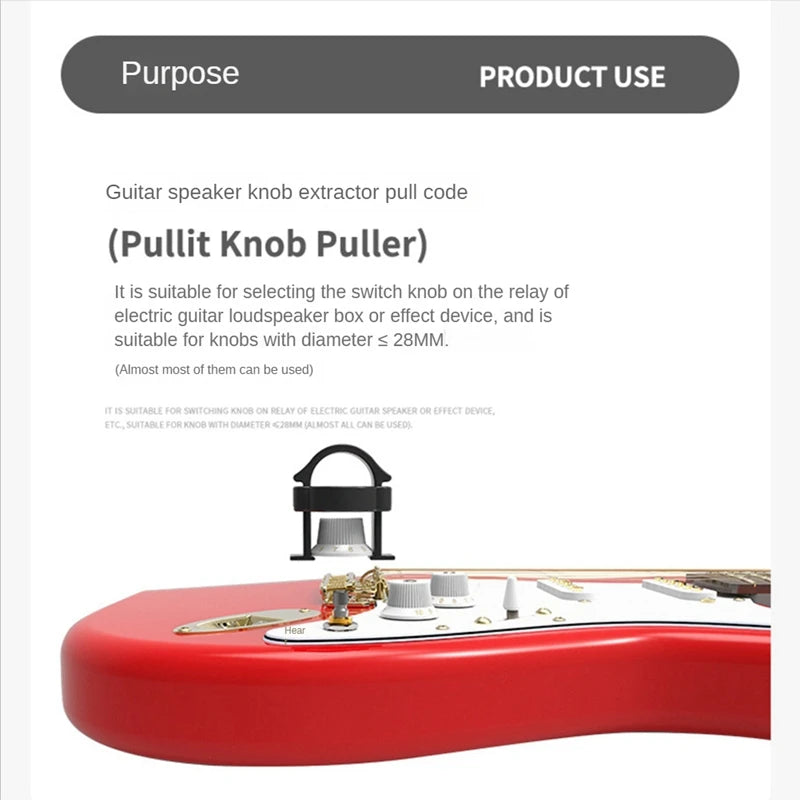 Big River Hardware Guitar Knob Puller: Scratch-Free, Easy Removal Tool for Musicians and Guitar Enthusiasts