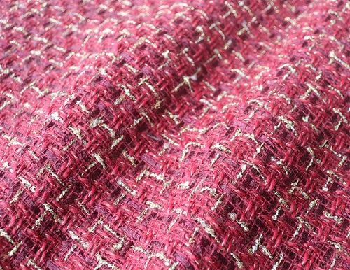 Tweed Speaker Grill Cloth Cream Gold