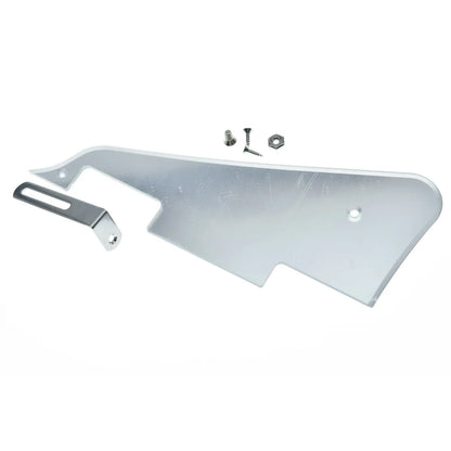 Premium Clear Guitar Pickguard for Gibson Les Paul Guitars with Stainless Steel Bracket and Hardware Accessories