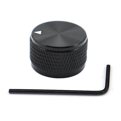 1pc/2pc Aluminium Guitar Metal Knobs 1/4" Metal Pot Knobs with Indicator and Set Screw for Guitar/Bass/Audio Equipments
