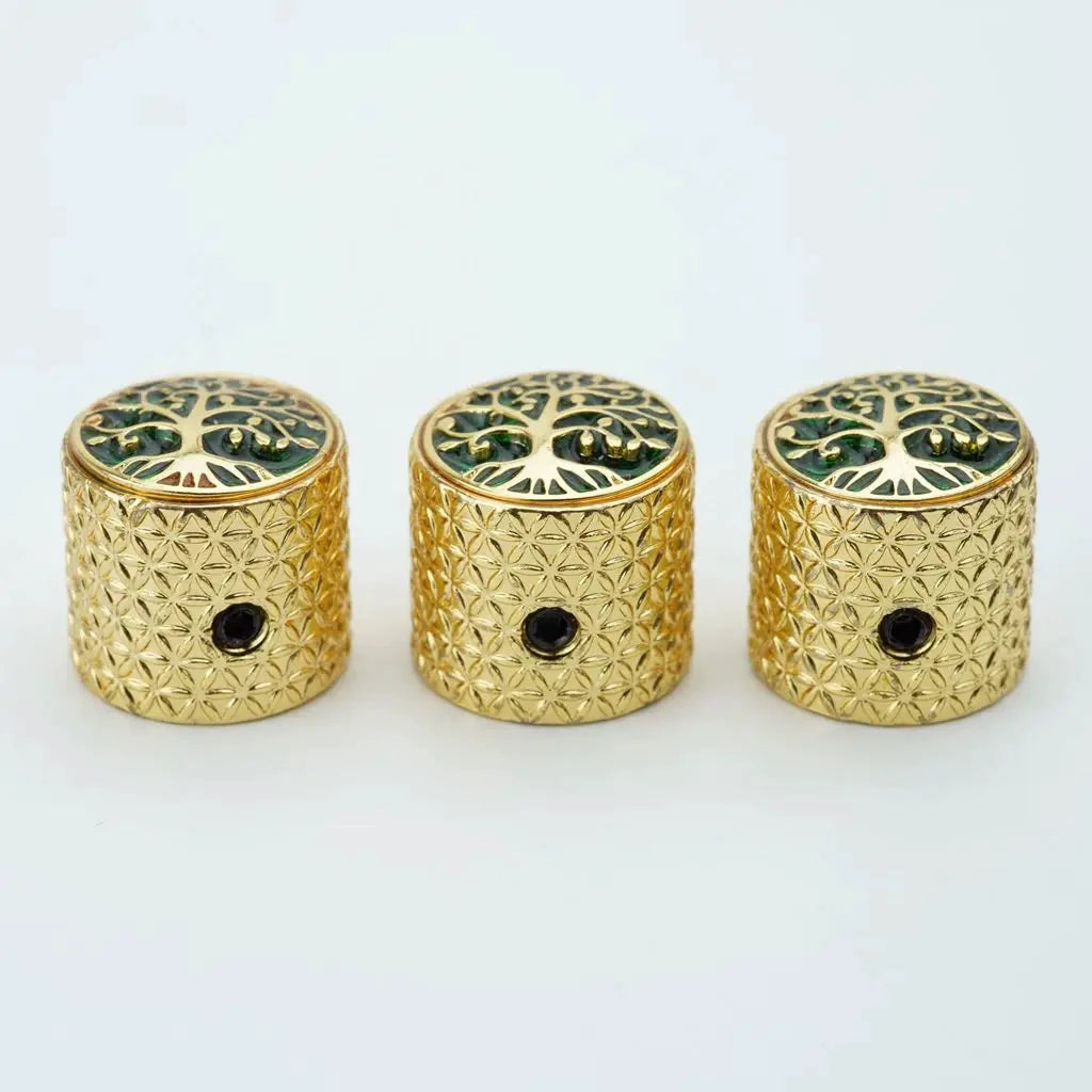 1 PCS GUYKER Surface Large Tree Of Life Potentiometer Knob Inner Diameter 6MM For Guitar Bass