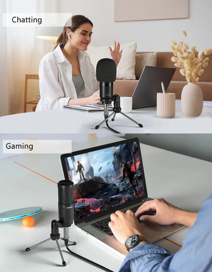 Big River Hardware Maono PM360TR Condenser Microphone for Podcast and YouTube