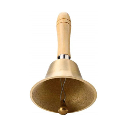 Hand Bells instrument 5 Piece Set With Wooden Handles