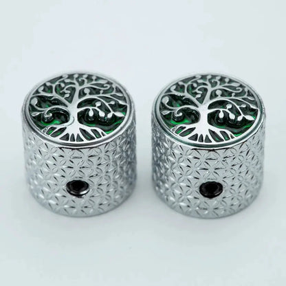 1 PCS GUYKER Surface Large Tree Of Life Potentiometer Knob Inner Diameter 6MM For Guitar Bass