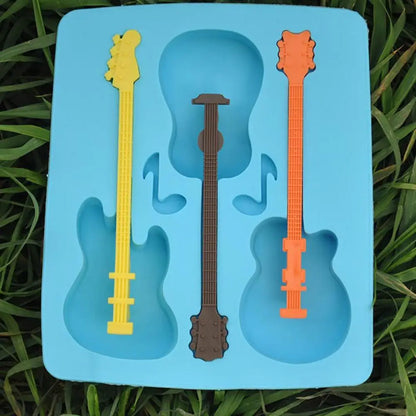 Creative Shape Non-Stick Guitar Ice Cube Mold