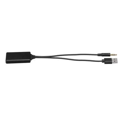 Big River Hardware Wireless Bluetooth Aux Adapter  - Plug and Play Music Streaming with Charger Support for Drivers