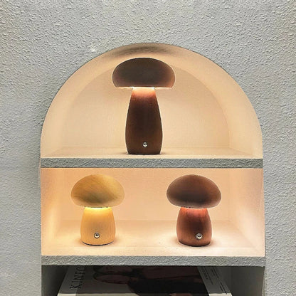 Beech Wood Mushroom Night Light