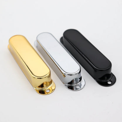 Big River Hardware Single Coil Pickup Covers: Premium Metal for Noise Reduction, Stylish Colors in Black, Silver, Gold, Bronze, Red Copper for Guitar Enthusiasts