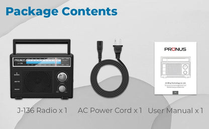 Big River Hardware Retro FM/AM Transistor Radio Companion